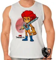 Camiseta Regata adulto ou infantil Mini Thundercats Lion leão gato cat - Foto 2