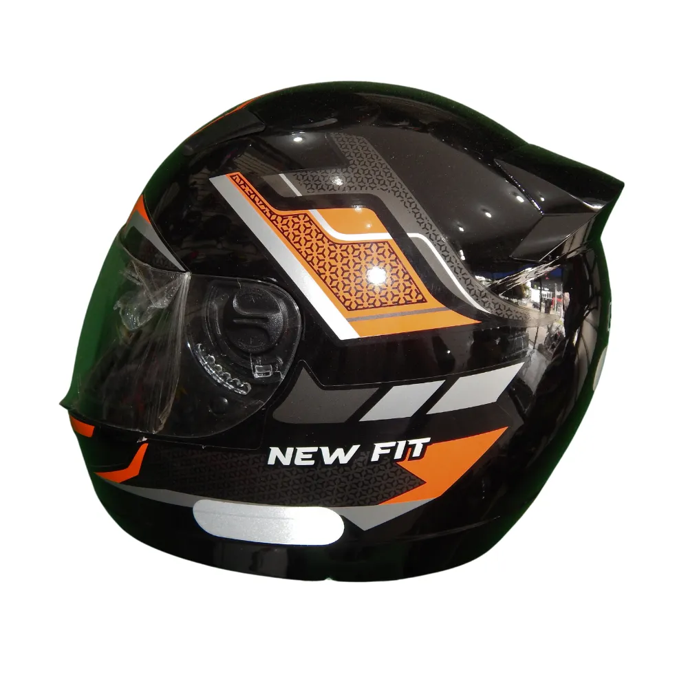 Capacete Ebf New Fit Preto Vermelho