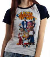 Baby look blusa Feminina Lazy Town todos personagens - Foto 4