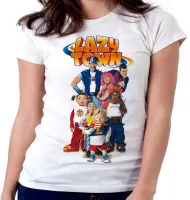Baby look blusa Feminina Lazy Town todos personagens - Foto 5