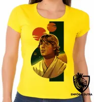 Baby look blusa Feminina Luke Skywalker star wars - Foto 3