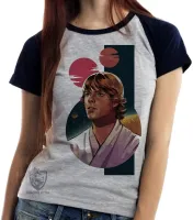 Baby look blusa Feminina Luke Skywalker star wars - Foto 4