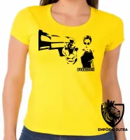 Baby look blusa Feminina Matrix arma - Foto 3