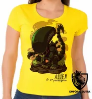 Baby look blusa Feminina Alien et extraterrestre - Foto 3