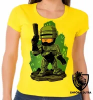 Baby look blusa Feminina ROBOCOP robo policial futuro - Foto 3