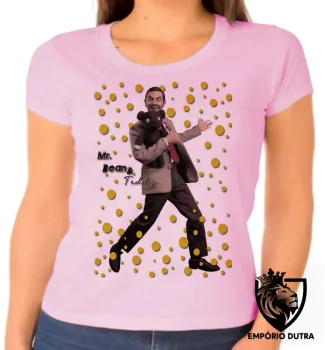 Baby look blusa Feminina Mister Bean and Teddy urso