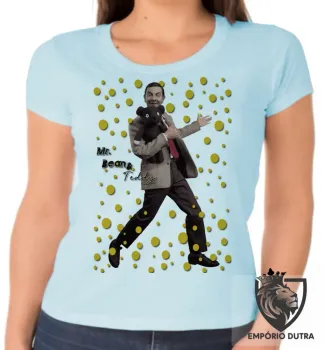 Baby look blusa Feminina Mister Bean and Teddy urso - Foto 2
