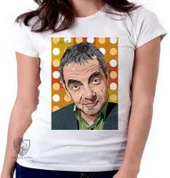 Baby look blusa Feminina Mister Bean bolinhas - Foto 5