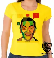 Baby look blusa Feminina Mister Bean serie seriado engraçado risos - Foto 3