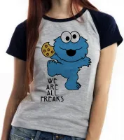 Baby look blusa Feminina Muppets baby freak serie anos 80 - Foto 4