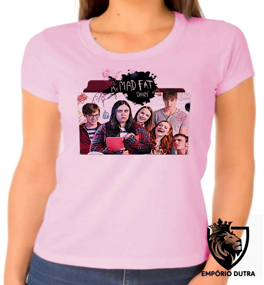Baby look blusa Feminina my mad fat diary