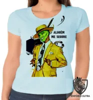 Baby look blusa Feminina O máscara terno amarelo - Foto 2