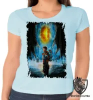 Baby look blusa Feminina Perdidos no Espaço - Foto 2