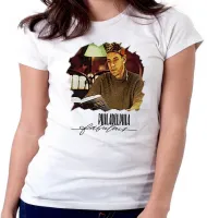 Baby look blusa Feminina Philadélphia filme tom hanks cinema - Foto 4