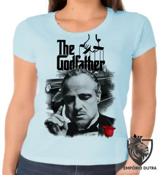 Baby look blusa Feminina poderoso chefão the godfather mafia filme - Foto 2