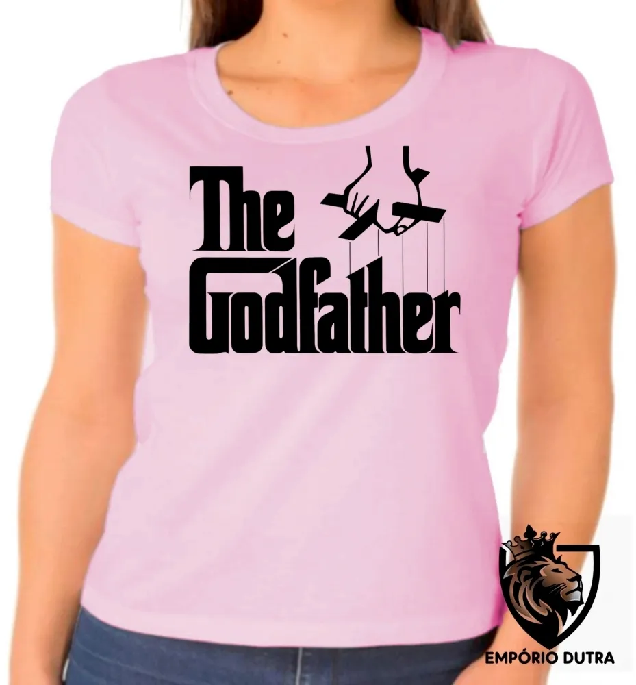 Baby look blusa Feminina poderoso chefão the godfather mafia italiana