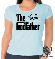 Baby look blusa Feminina poderoso chefão the godfather mafia italiana - Foto 2