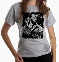 Baby look blusa Feminina predador exterminador arnold schwarzenegger - Foto 5