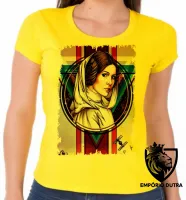 Baby look blusa Feminina Princesa Leia Organa - Foto 2