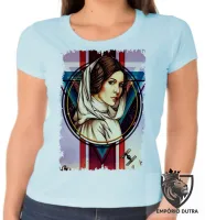 Baby look blusa Feminina Princesa Leia Organa - Foto 3