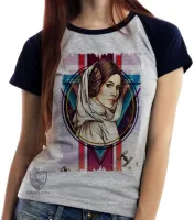 Baby look blusa Feminina Princesa Leia Organa - Foto 5