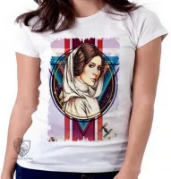 Baby look blusa Feminina Princesa Leia Organa - Foto 6