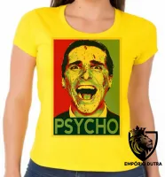 Baby look blusa Feminina Psycho Patrick Batman Christian Bale - Foto 3