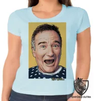 Baby look blusa Feminina Robin Williams ator - Foto 2