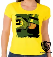 Baby look blusa Feminina Robocop Mobil - Foto 6