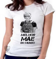 Baby look blusa Feminina Sarah Connor melhor mãe mundo - Foto 5