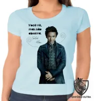 Baby look blusa Feminina Sherlock Holmes você vê - Foto 6