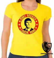 Baby look blusa Feminina Spock make america - Foto 3