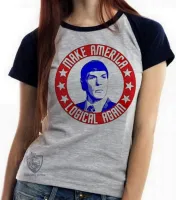 Baby look blusa Feminina Spock make america - Foto 4