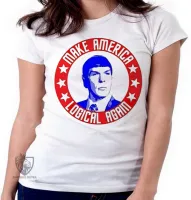 Baby look blusa Feminina Spock make america - Foto 5