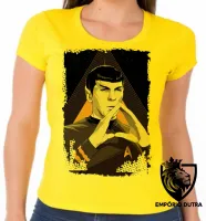 Baby look blusa Feminina Spock star trek - Foto 3