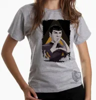 Baby look blusa Feminina Spock star trek - Foto 6