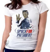 Baby look blusa Feminina Spock para presidente - Foto 5