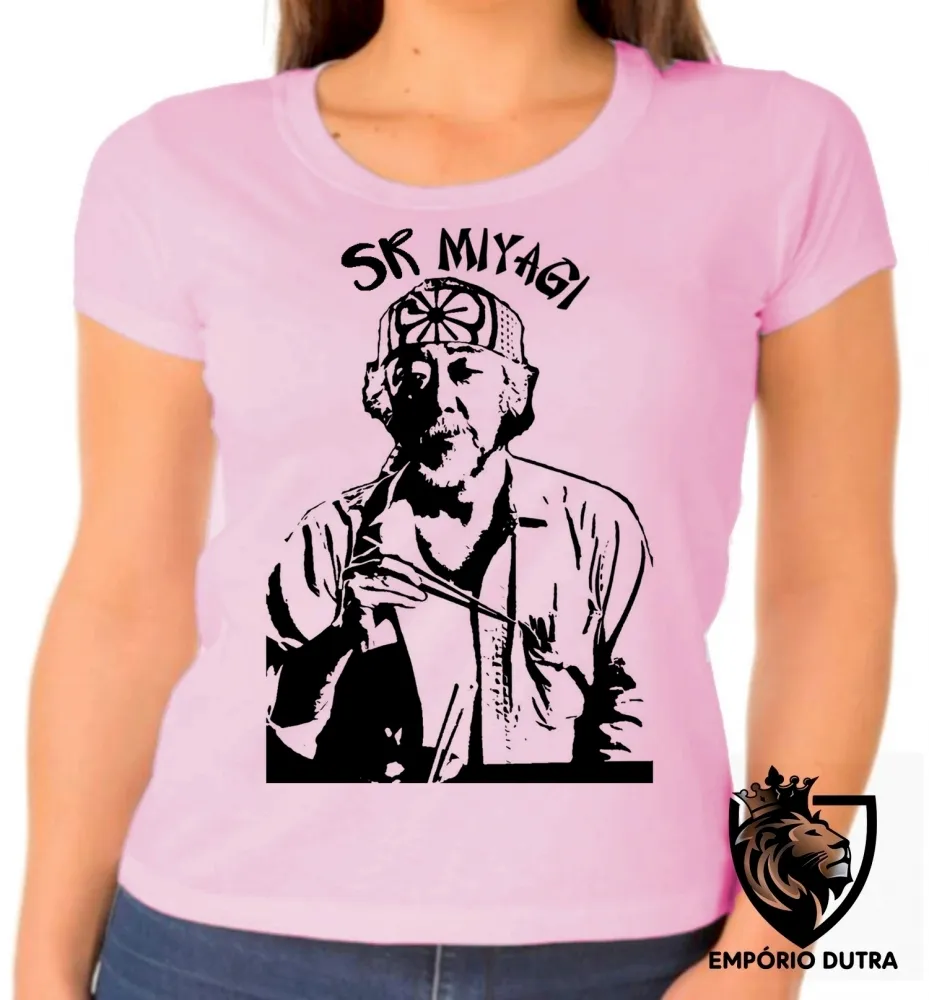 Baby look blusa Feminina SR MIYAGI karate kid