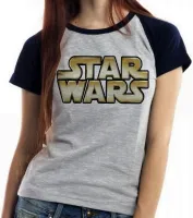 Baby look blusa Feminina star wars jornada nas estrelas - Foto 2