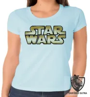 Baby look blusa Feminina star wars jornada nas estrelas - Foto 6