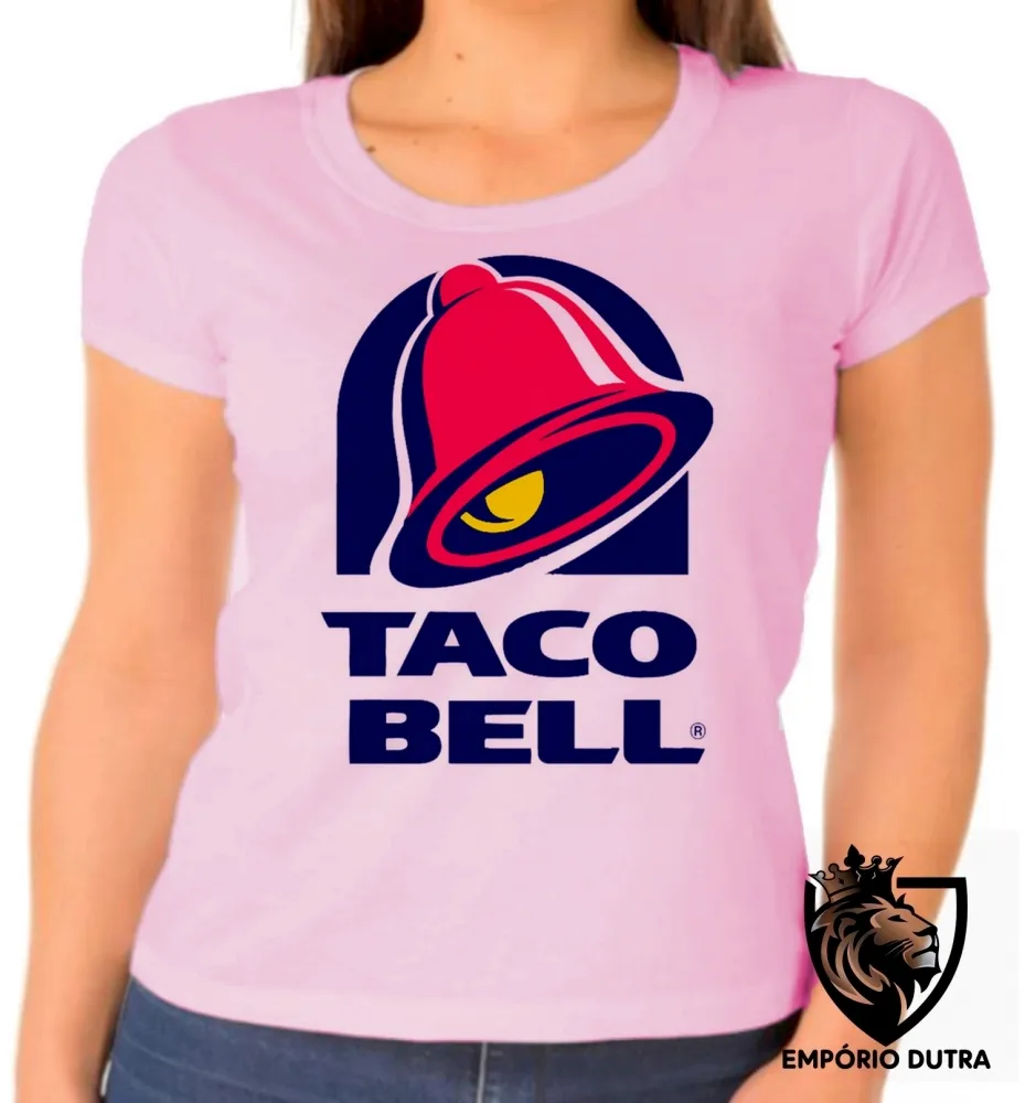 Baby look blusa Feminina Taco Bell restaurante demolidor Imagem