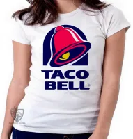 Baby look blusa Feminina Taco Bell restaurante demolidor - Foto 2
