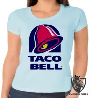 Baby look blusa Feminina Taco Bell restaurante demolidor - Foto 5
