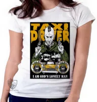 Baby look blusa Feminina Taxi Driver Robert de Niro - Foto 4