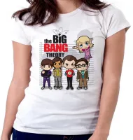 Baby look blusa Feminina The Big Bang Theory desenho serie - Foto 2