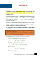 391 - Matemática - Fatoração - 6º ano - PDF com 7 páginas - Foto 2
