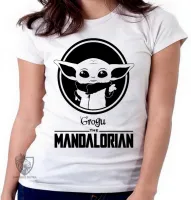 Baby look blusa Feminina The Mandalorian baby Grogu - Foto 5