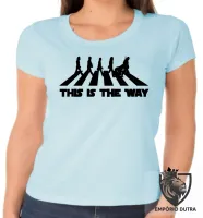 Baby look blusa Feminina The Mandalorian Beatles - Foto 2