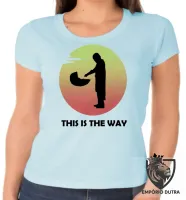 Baby look blusa Feminina The Mandalorian dedo bebê - Foto 5