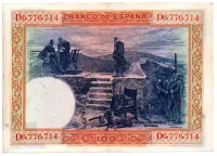 Espanha - 100 Pesetas - Cédula Esgrangeira - MBC/Sob - Foto 2